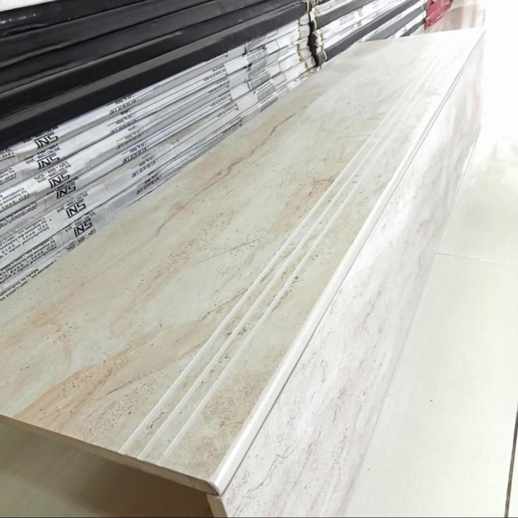 granit anak tangga 30x100/20x100 Cream cano doff motif marmer kw 1