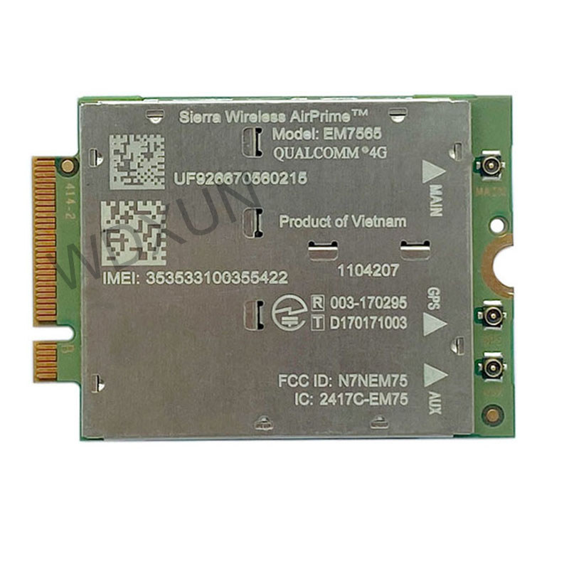 WDXUN for  wireless EM7565 4G LTE module CAT-12 600Mbps NGFF module Cat12 NGFF module Cat12 for lapt