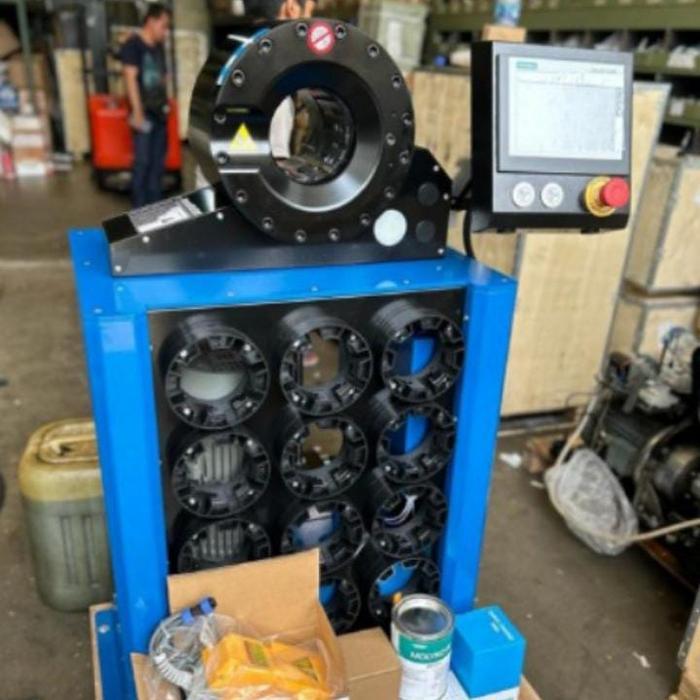 HYDRAULIC HOSE CRIMPING MACHINE MESIN PRESS GP-32DS TOUCH CONTROL