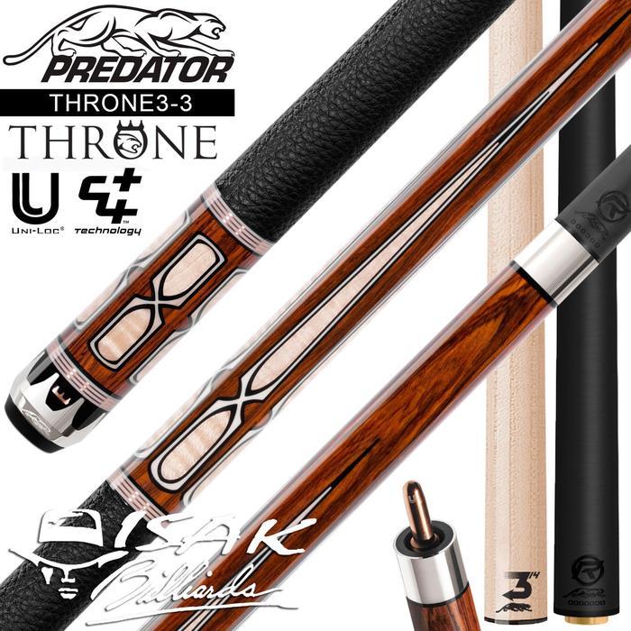 Predator Cue Throne3 3 - Low Deflection Billiard Stick Biliar Stik Ori - 314-3