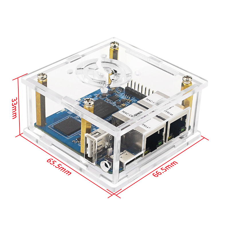 Orange Pi R1 Plus LTS Rockchip RK3328 1GB RAM Run OpenWRT OS Android 9 Unbuntu Optional Metal Case D