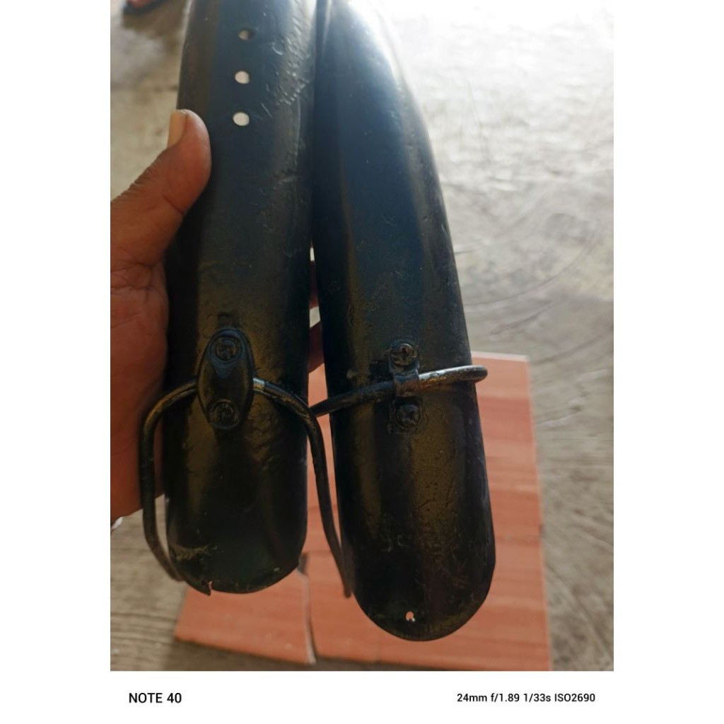 spakbor sepeda mtb 26 bahan besi antiq second