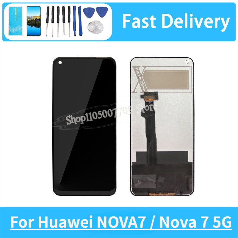 6.5" For HUAWEI NOVA7 LCD splay Tou Screen gitizer Assembly FOR Huawei Nova 7 5G / HONOR 30