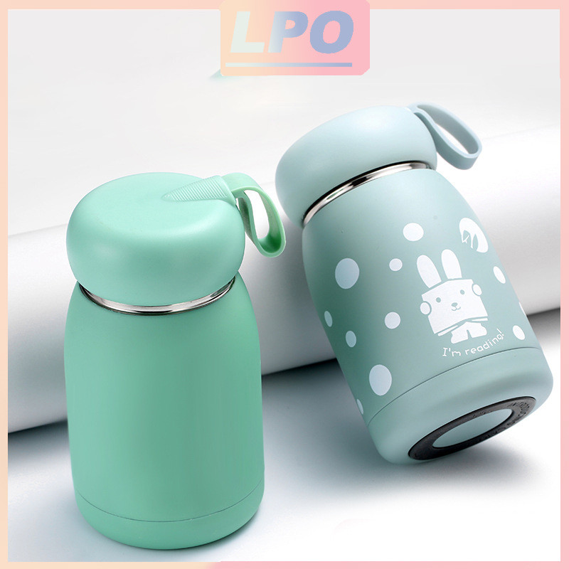 Lpink Official Botol Kaca Anak Model Rabbit H680 | Desain Unik dan Lucu, Gelas Kaca Tebal yang Aman 