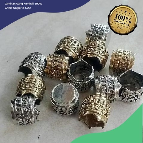 Ornamen ring  besi alpaka gelang ukir model 01
