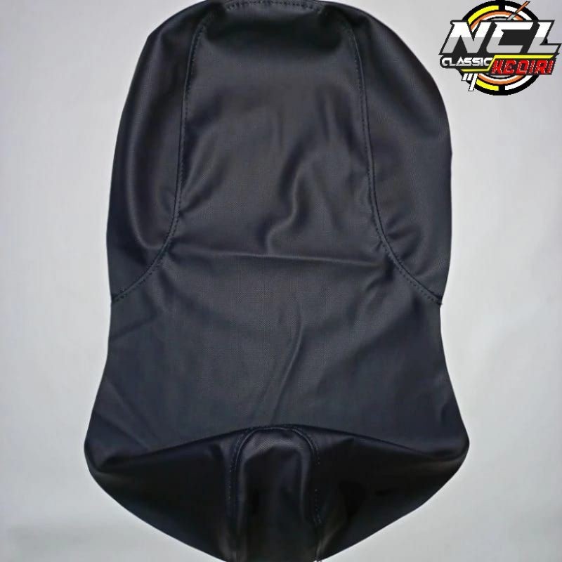 COVER KULITAN JOK MOTOR HONDA SCOPY ORIGINAL SCOOPY HITAM