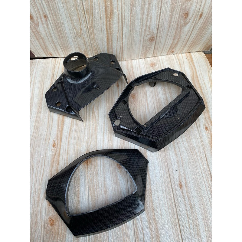 Batok stang vespa excel komplit Vifo carbon