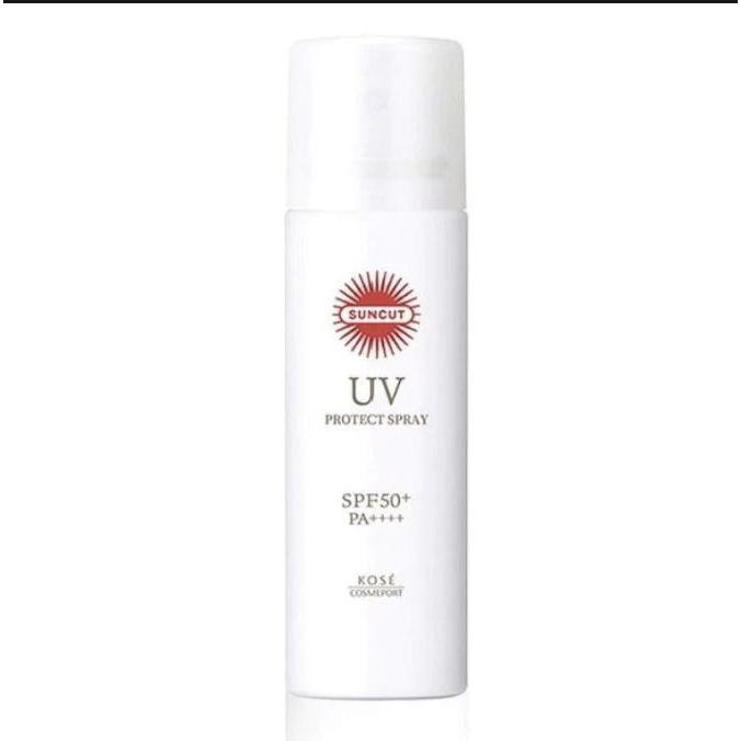 KOSE COSMEPORT UV SUNCUT PROTECT SPRAY SPF 50+ PA ++++ 60 gr JEPANG Wajah Mencerahkan Facial Waterpr
