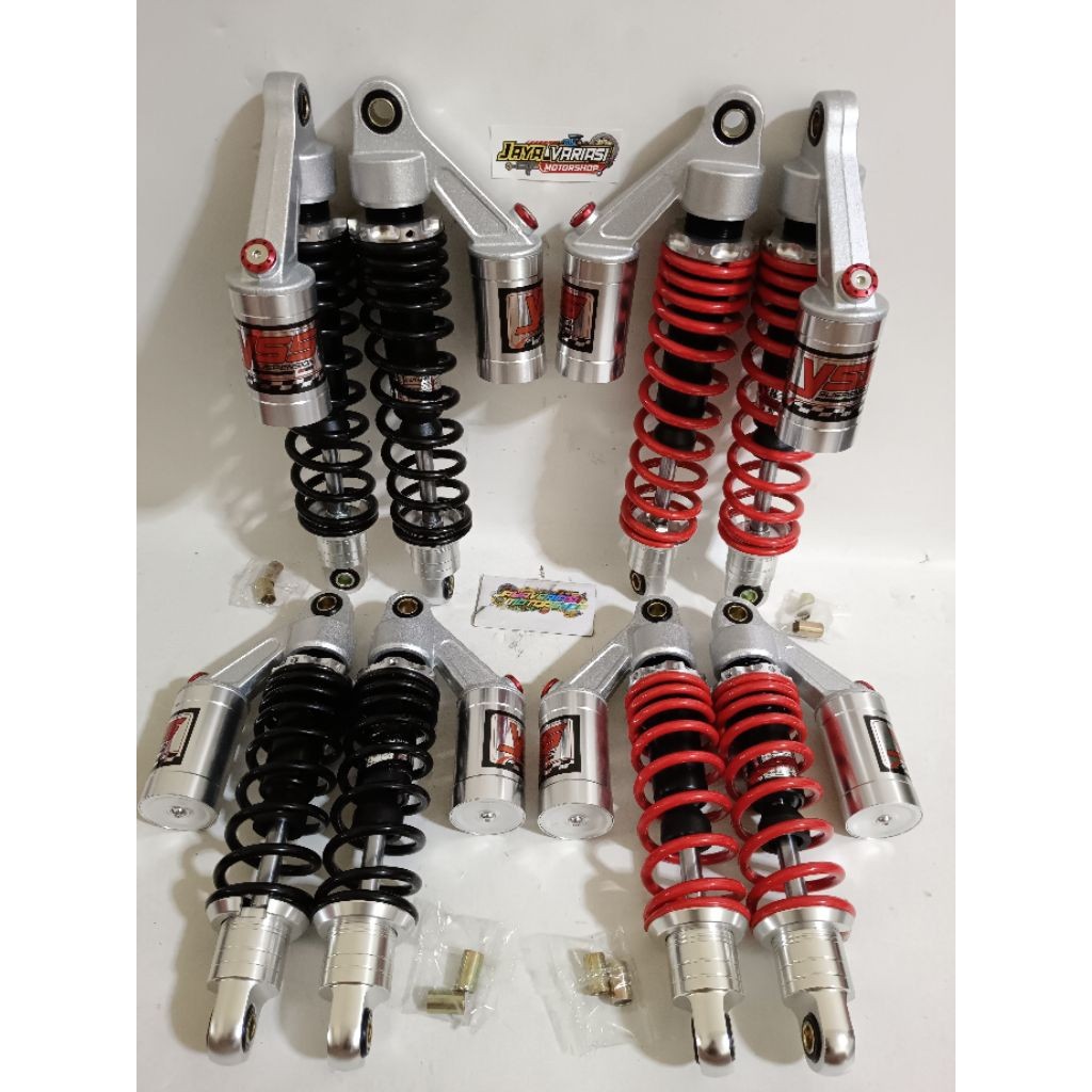NEW~SHOCKBREAKER SHOCK DOUBLE COPY-YSS RACING TABUNG ATAS 280MM & 340MM MOTOR BEBEK PNP RXKING/ VEGA
