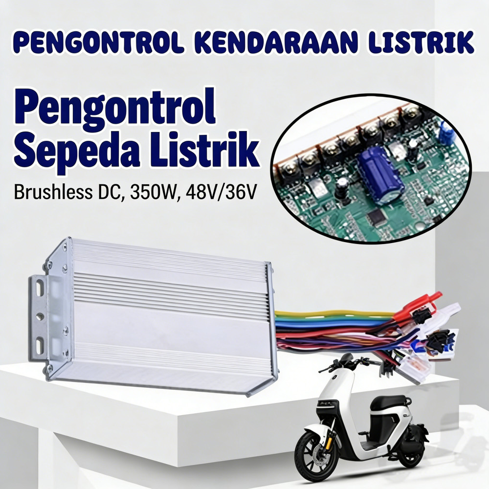 Sepeda Elektrik Controller 48V 36V Brushless Motor Listrik Untuk Sepeda