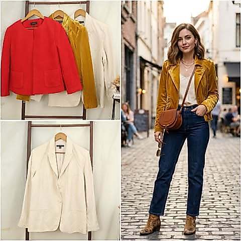 Blazer & Jaket Wanita  Women Longsleeve Blazer&Jacket Series RF683