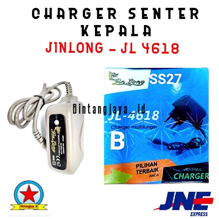 Terlariss ADAPTOR Charger senter kepala JL 4617 / Jl 4618