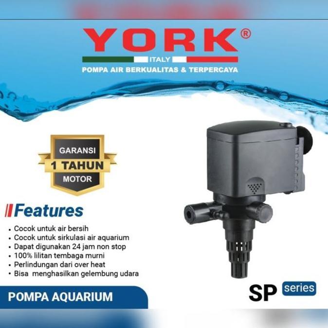 POMPA AQUARIUM YORK ITALY SP-800 | POMPA CELUP AQUARIUM YORK ITALY BARU