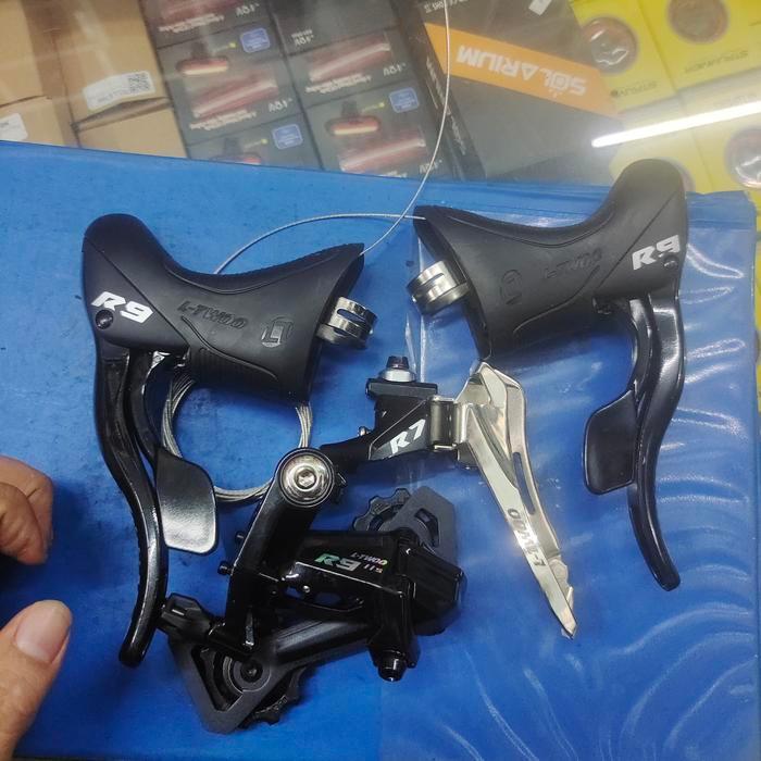 Grup set mini Roadbike LTwoo R9 2 x 11speed Brifter RD FD 11 speed LTwoo Road