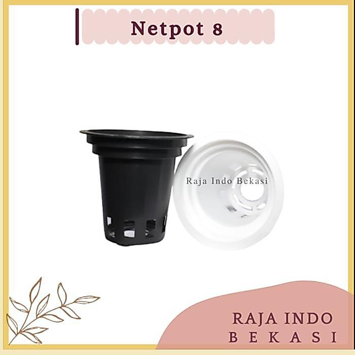 Netpot 8 cm Netpot Hitam Putih Netpot Hidroponik Netpot Satuan Netpot 5 7 6 8 10 Hitam Putih Netpot