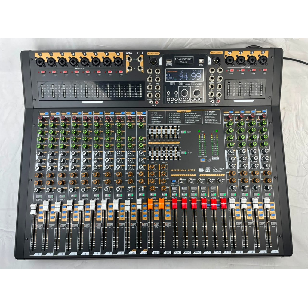 MIXER AUDIO SOUNDCRAFT TGD-16 MIXER AUDIO PROFESSIONAL TGD16