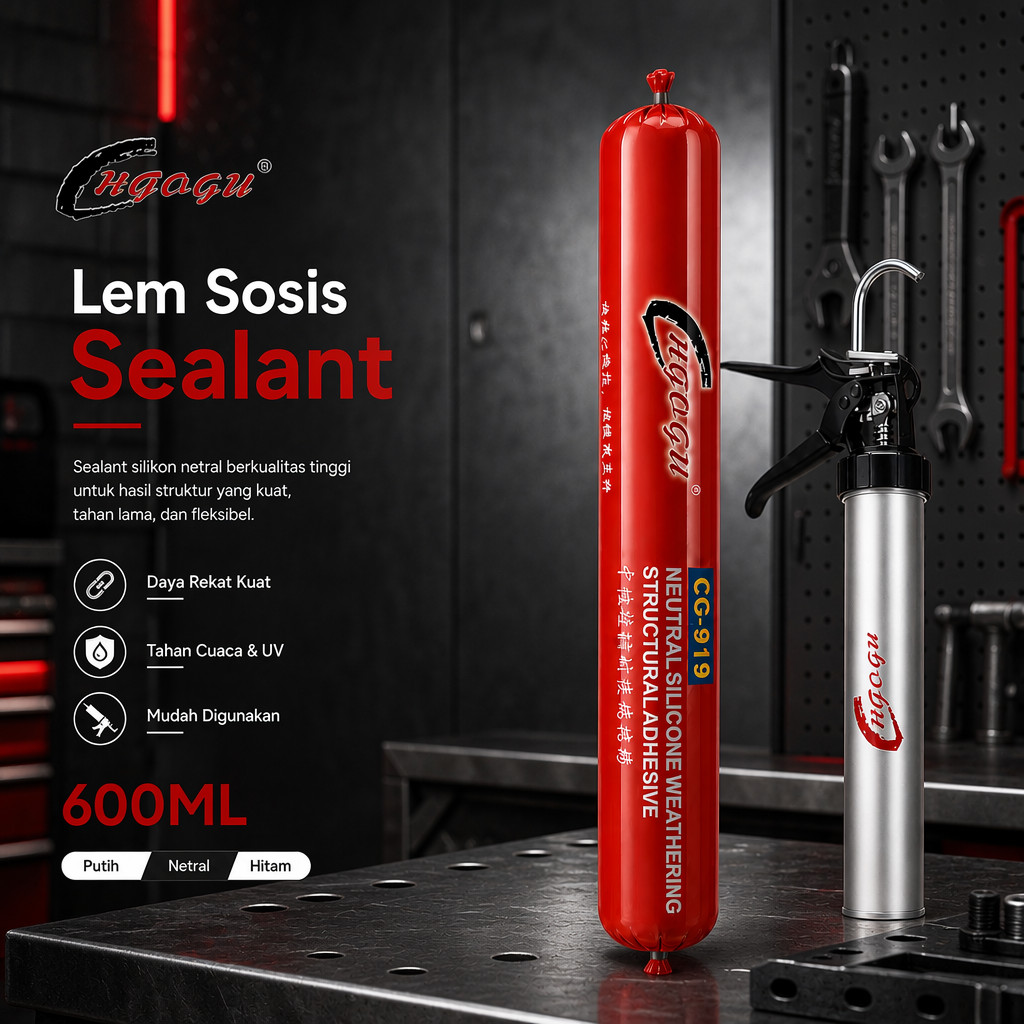 [Merk Chaogu] Lem Silen Sosis | Lem Sealant Sosis | Silikon Silent