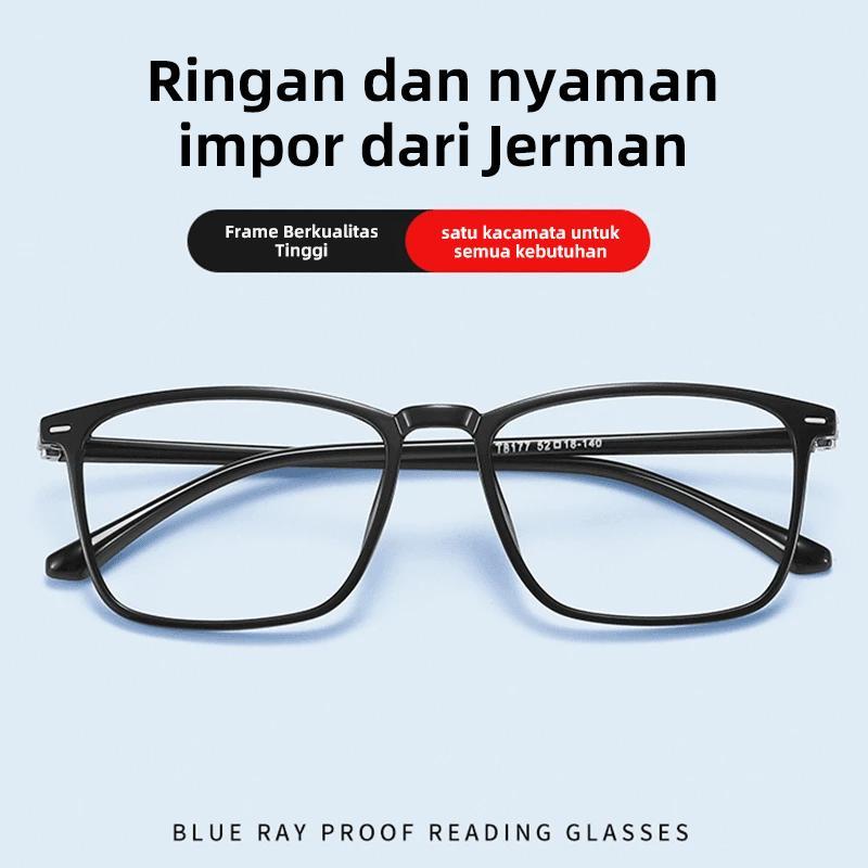 Kacamata Baca Lensa Plus Auto Focus Antiradiasi Sport glasses Pria wanita PremiumOriginal   855