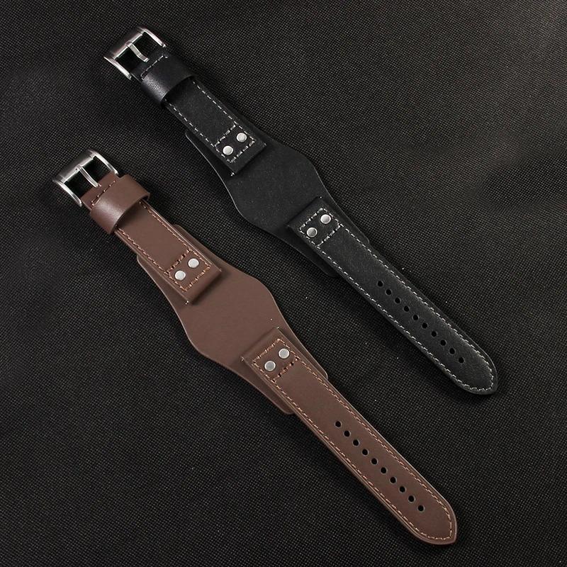 For Fossil 2891 3051 2565 FS5068 ME3099 Series Genuine Cowhide Watbands Waterproof Breathable Strap 