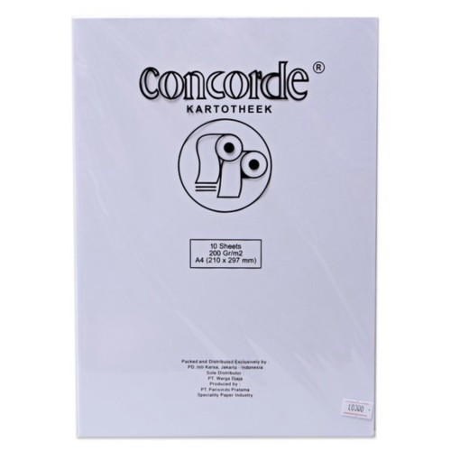 [PUJA ATK] Kertas Concorde Cover Kartotheek A4 200 gr
