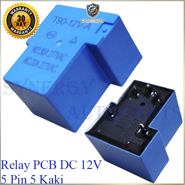 Relay PCB 5 Pin DC 12V 5 Kaki - 10005577