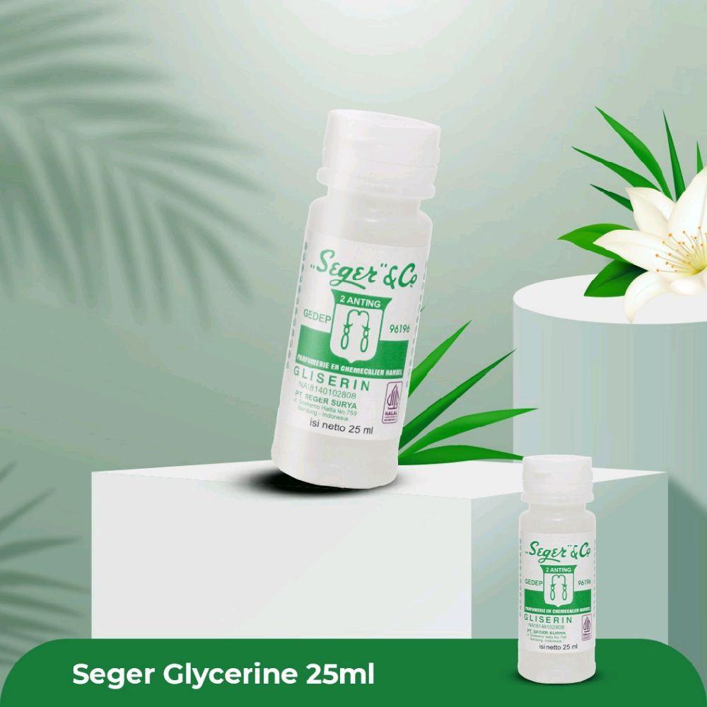 Seger & Co Gliserin 25ml - Cairan Glycerine untuk Kesehatan Kulit, Bibir Kering