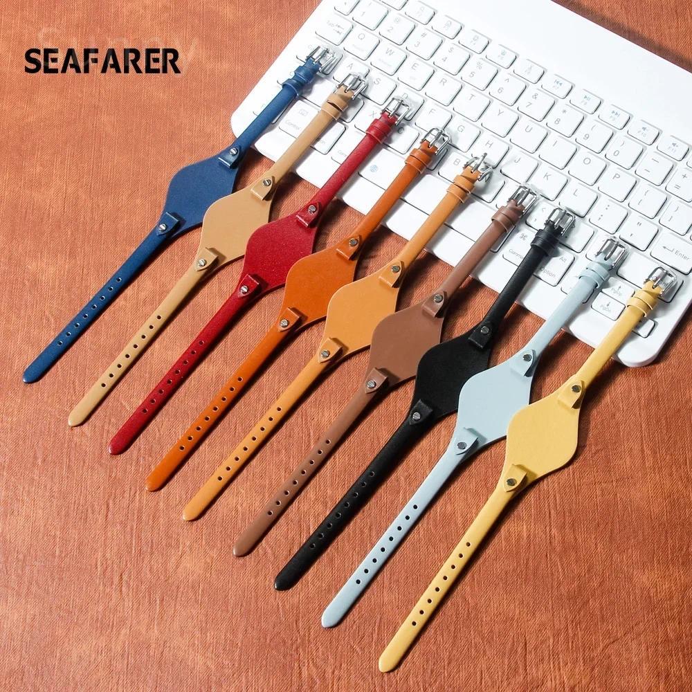 High Quality Genuine Leather Watbands For Fossil ES3077 ES2830 ES3262 ES3060 Stylish women's 8mm Wat