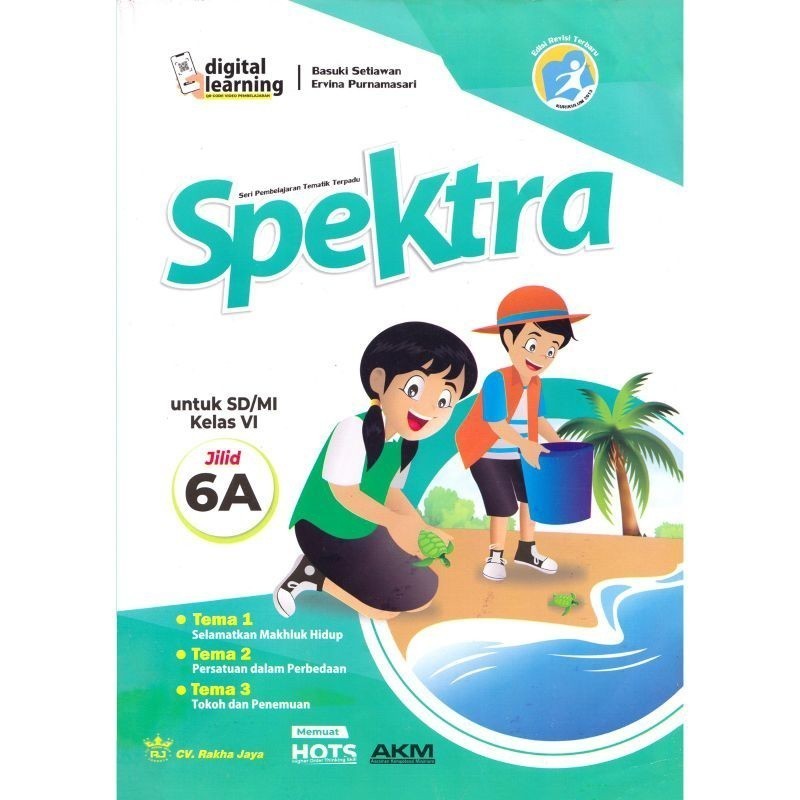 Spektra jilid 6A seri pembelajaran tematik terpadu .