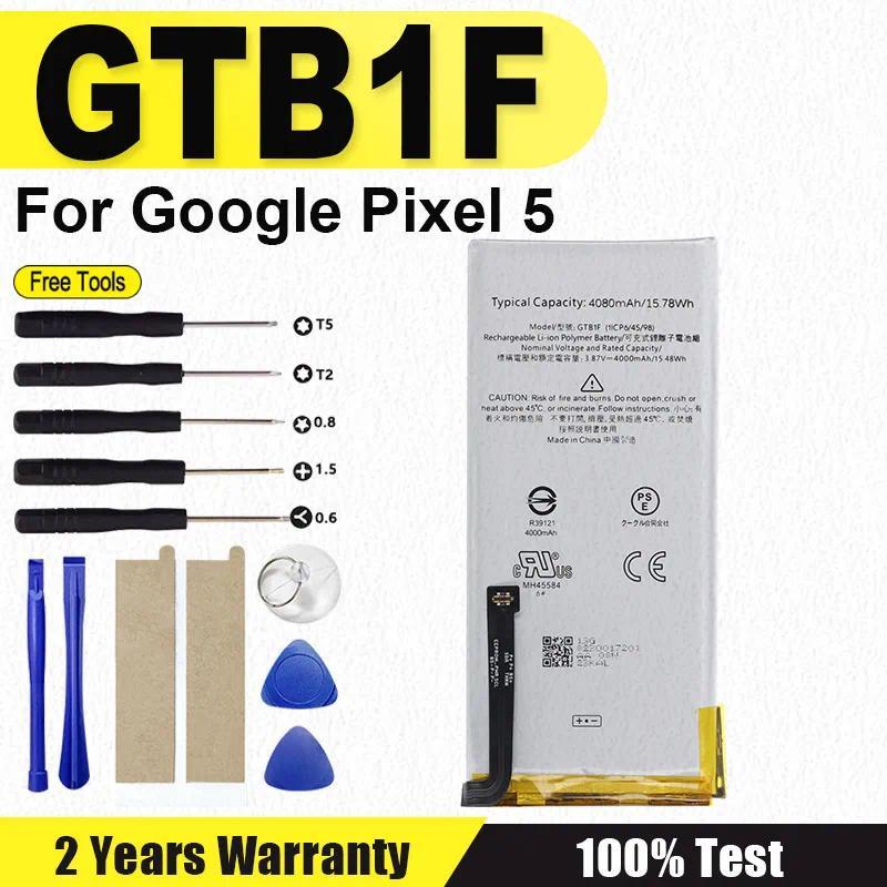 New GTB1F 4080mAh Pixel 5 Replacement Battery For HTC Google Pixel 5 Pixel5 GD1YQ GTT9Q SmartPhone B