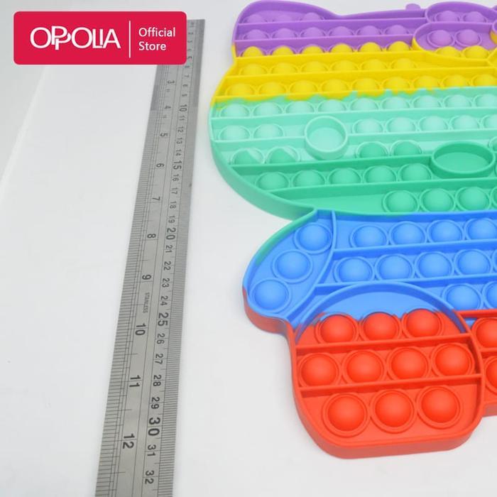 mainan pop it jumbo rainbow popits board game popit figet toys 30CM - Kitty