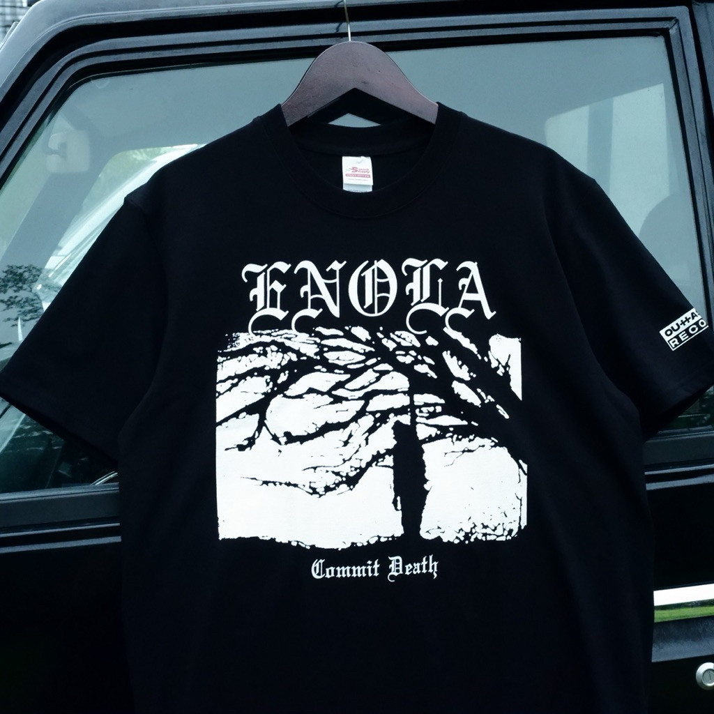ENOLA - COMMIT DEATH - Kaos Band Hitam | Official Merchandise