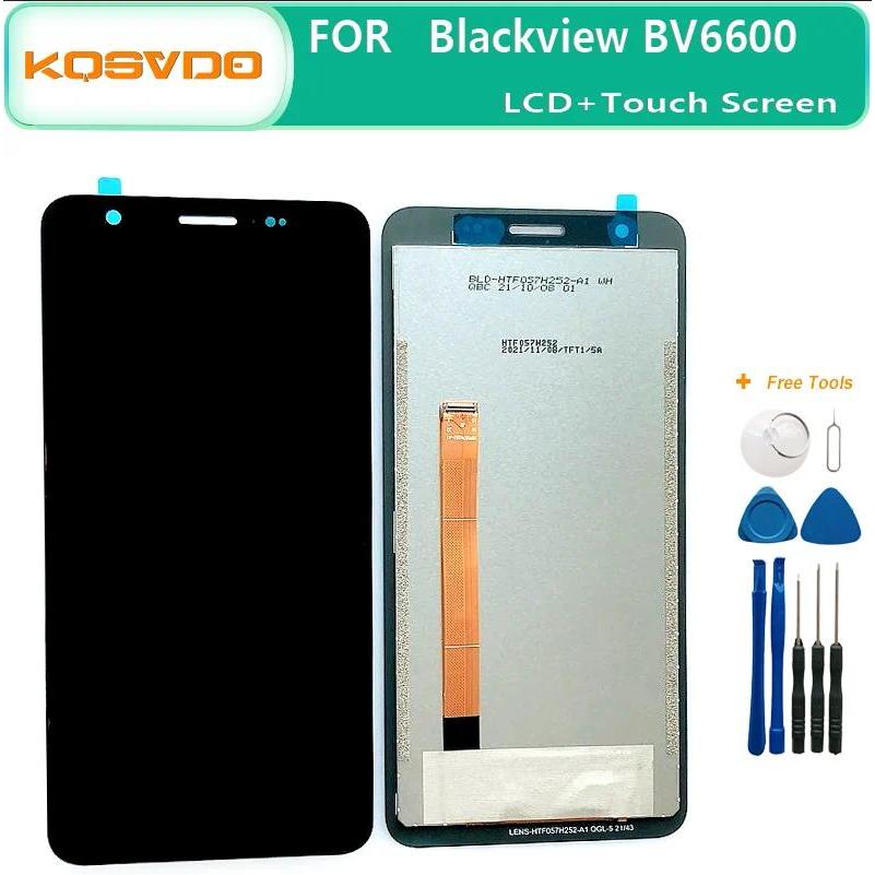 For Blackview BV6600 LCD splay + Tou Screen gitizer Glass Panel Assembly Replacement FOR BV6600E BV 