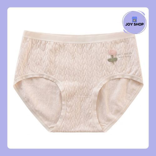 JOYSHOP CD2100 Celana dalam Wanita Motif Bunga CD Cewek Pita Renda CD Imut