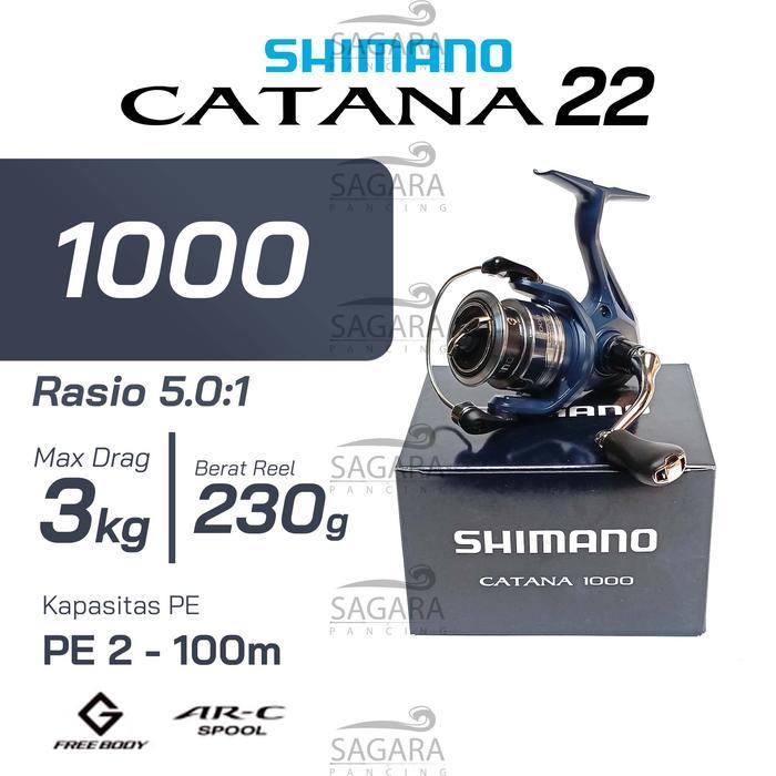 Reel Shimano Catana FE | Reel Galatama | Reel Casting | Reel Pancing Spinning - 1000