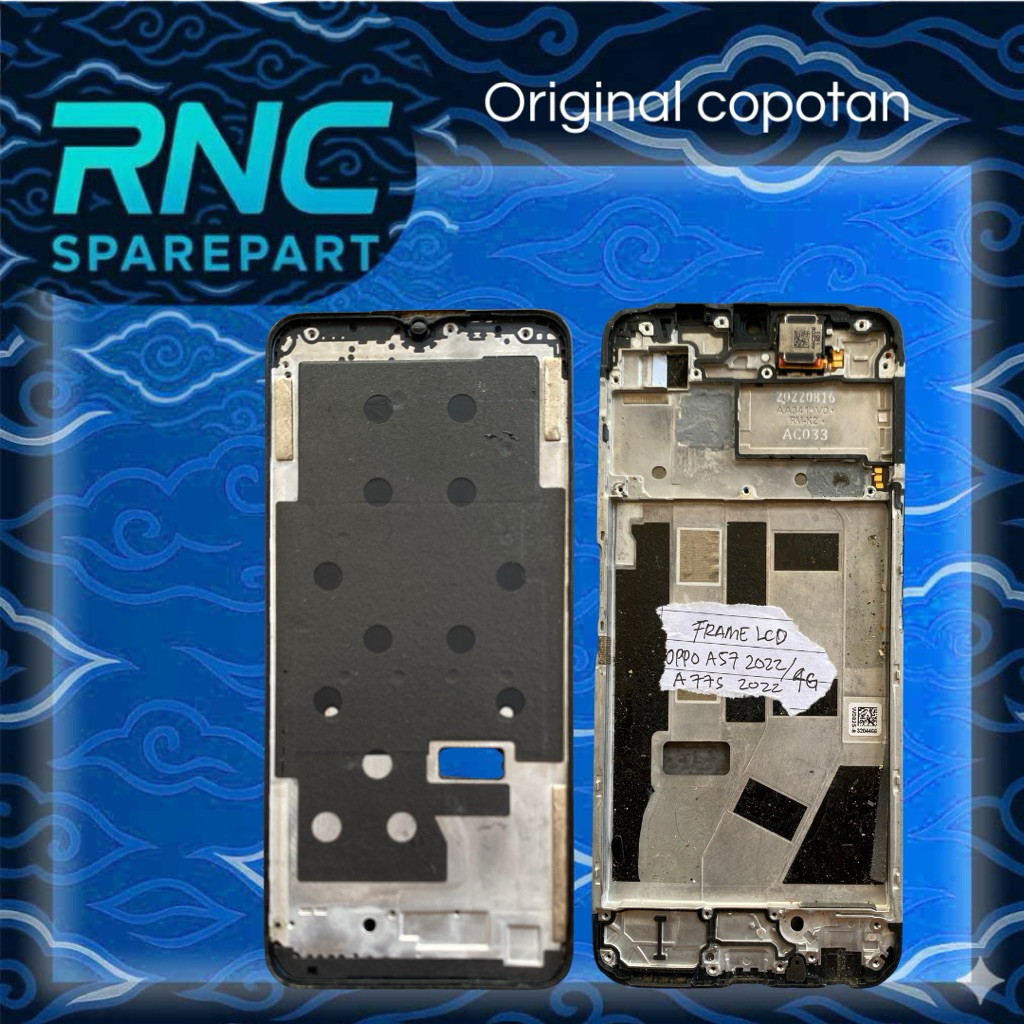 Frame Tatakan Lcd Oppo A57 Second Copotan