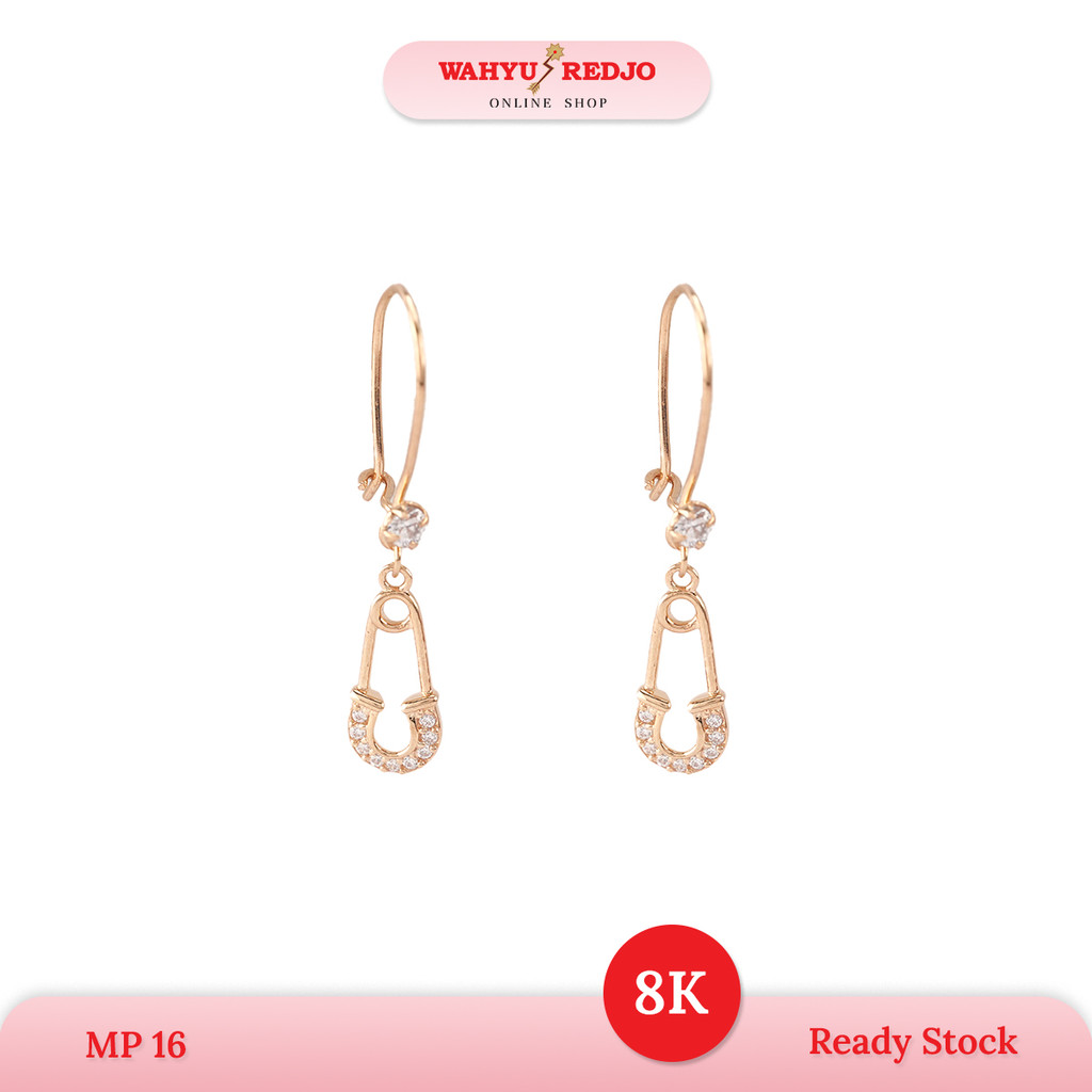 WAHYU REDJO - ANTING EMAS GONDEL PENITI 8K EMAS ASLI 100% - PAMERAN