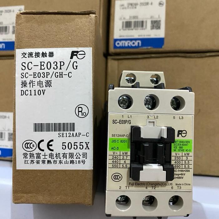 DC Coil Contactor Relay Fuji Electric SH-03 SC-E03P /G 110VDC