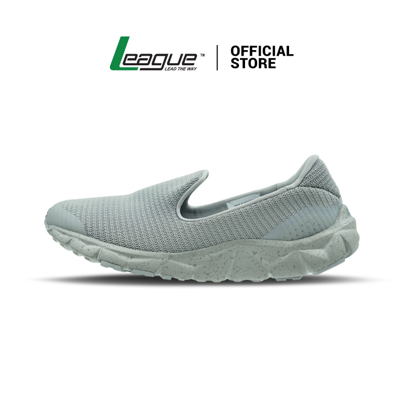 League Luna Craftedknit Grey Sepatu Lifestyle Wanita