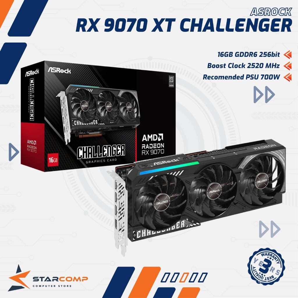 ASRock Radeon RX 9070 XT Challenger 16GB GDDR6 VGA 9070XT