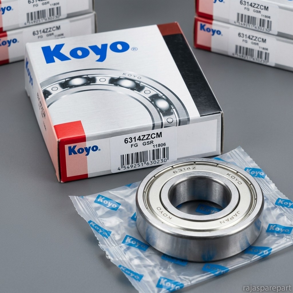 Bearing 6314 ZZCM Koyo laher 6314 Tutup Besi