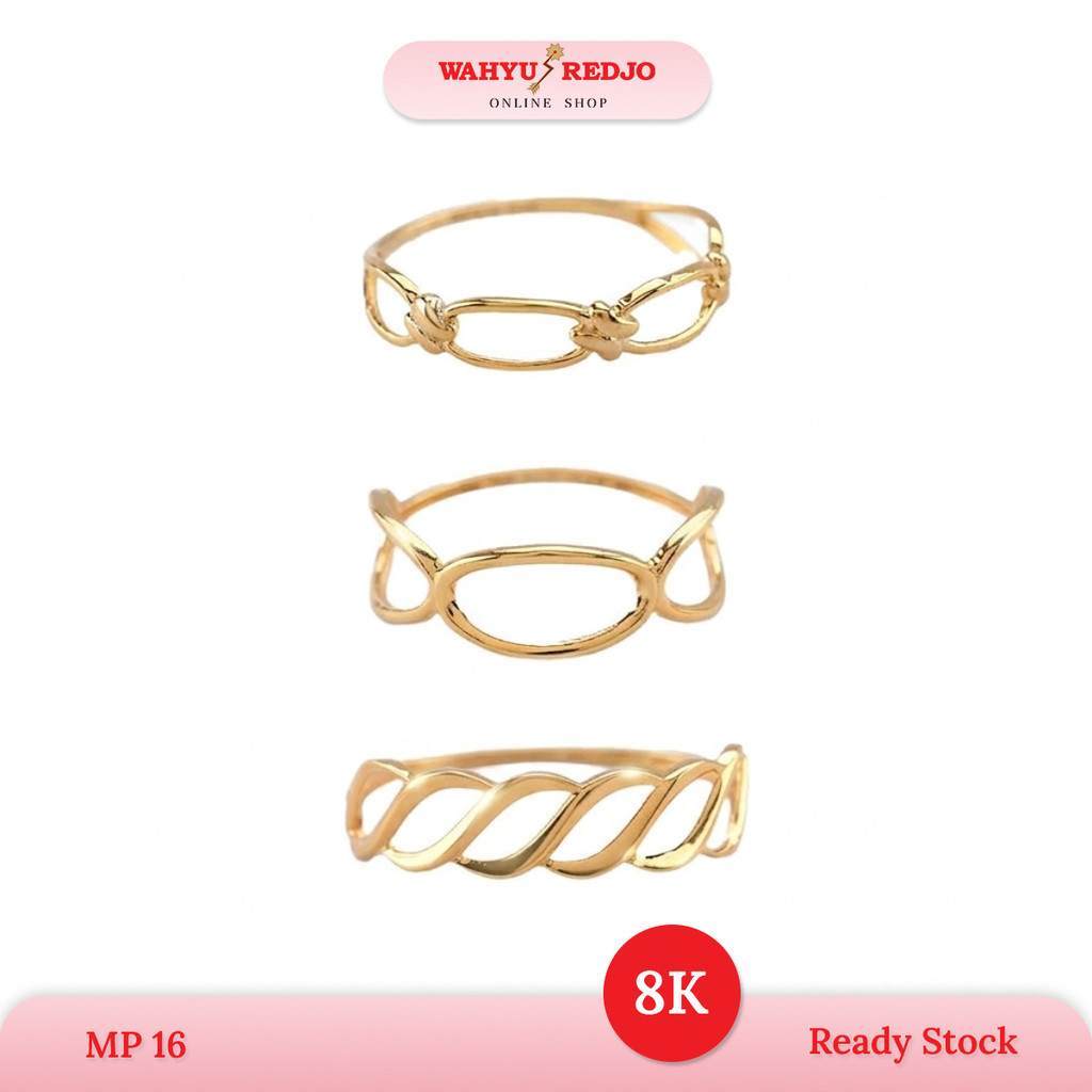 WAHYU REDJO - CINCIN EMAS 8K MODEL OVAL AYU