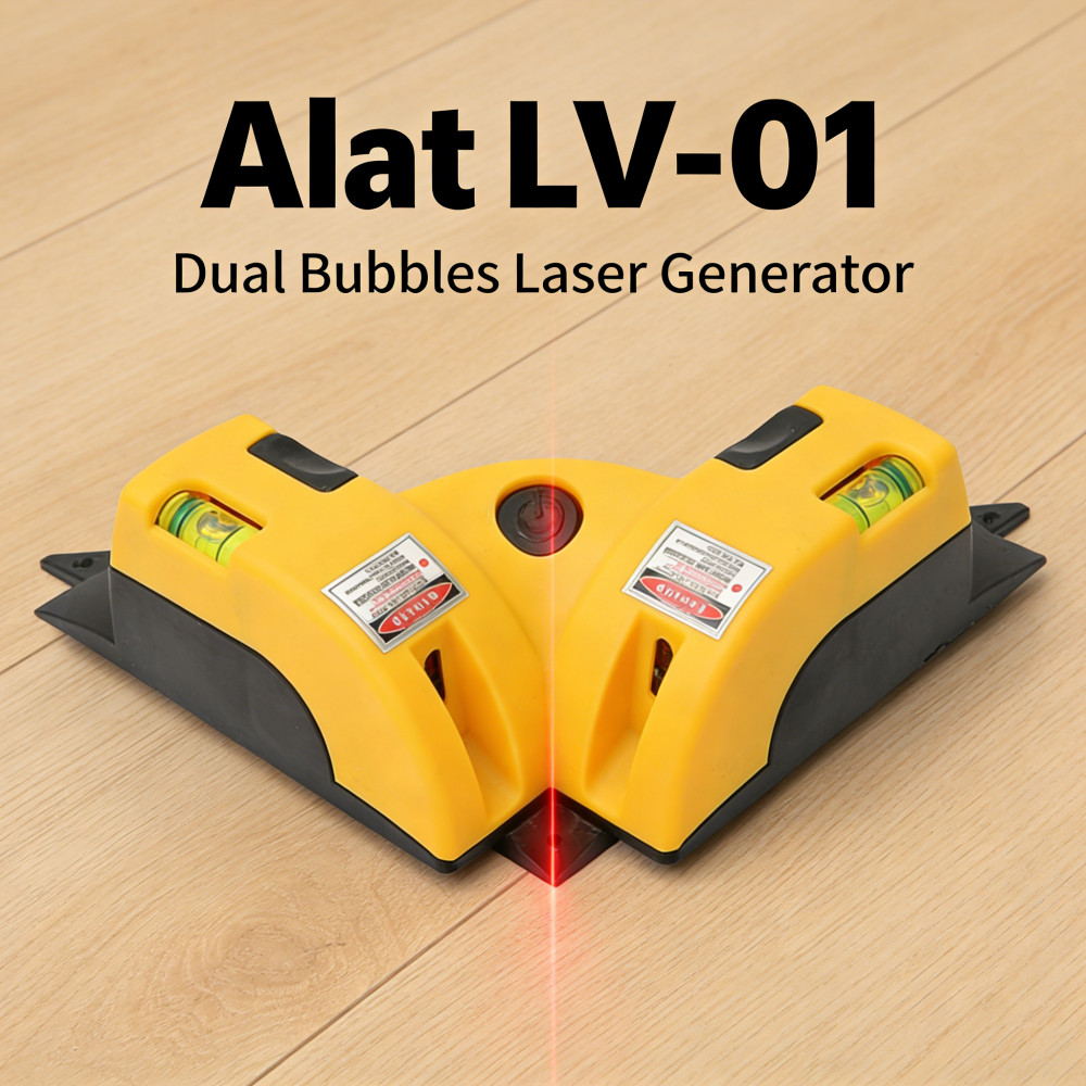 Laser Siku Sudut Leveling 90 Derajat Laser  Alat Ukur Siku Kelurusan Permukaan