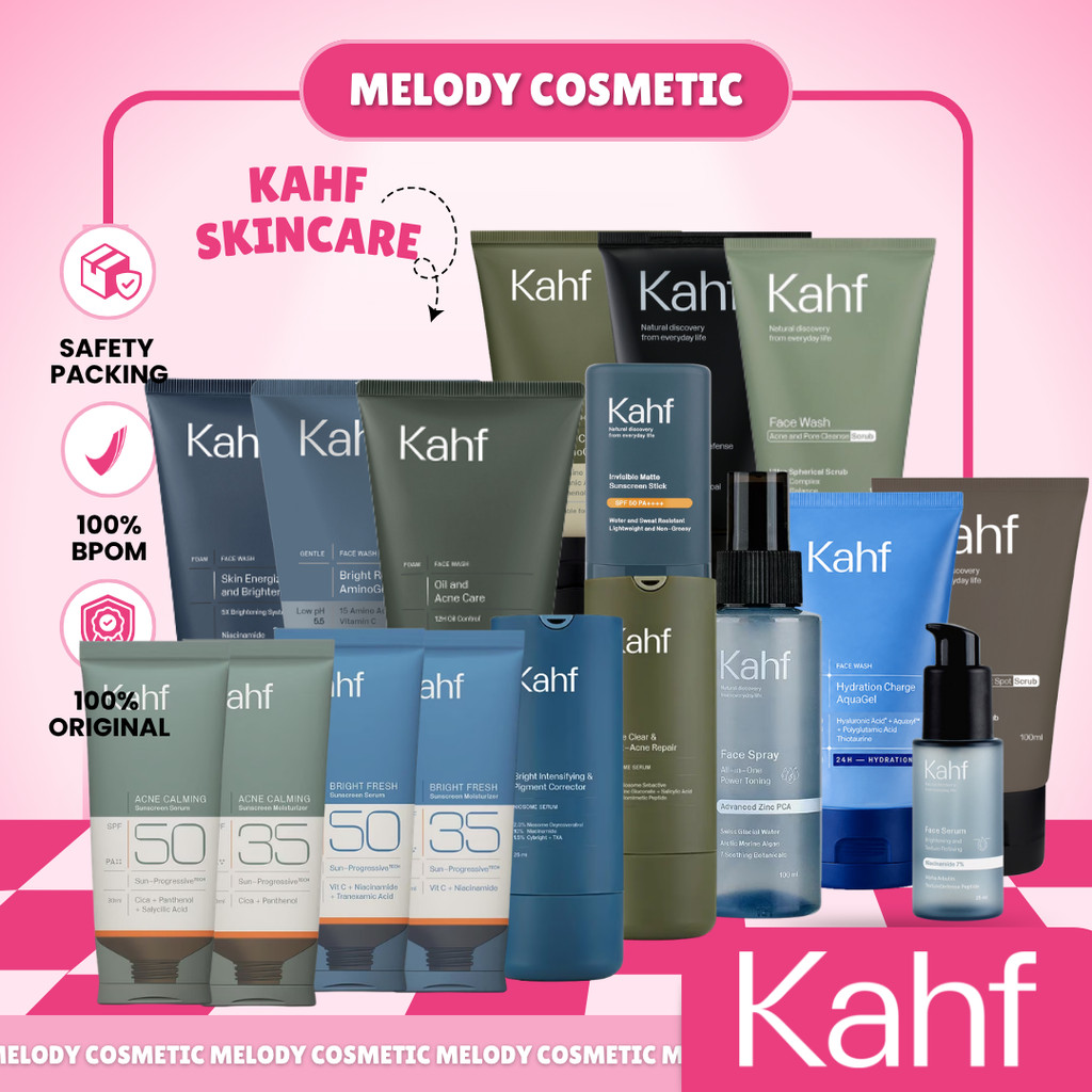 KAHF FACE WASH | KAHF SUNSCREEN| KAHF FACE SCRUB