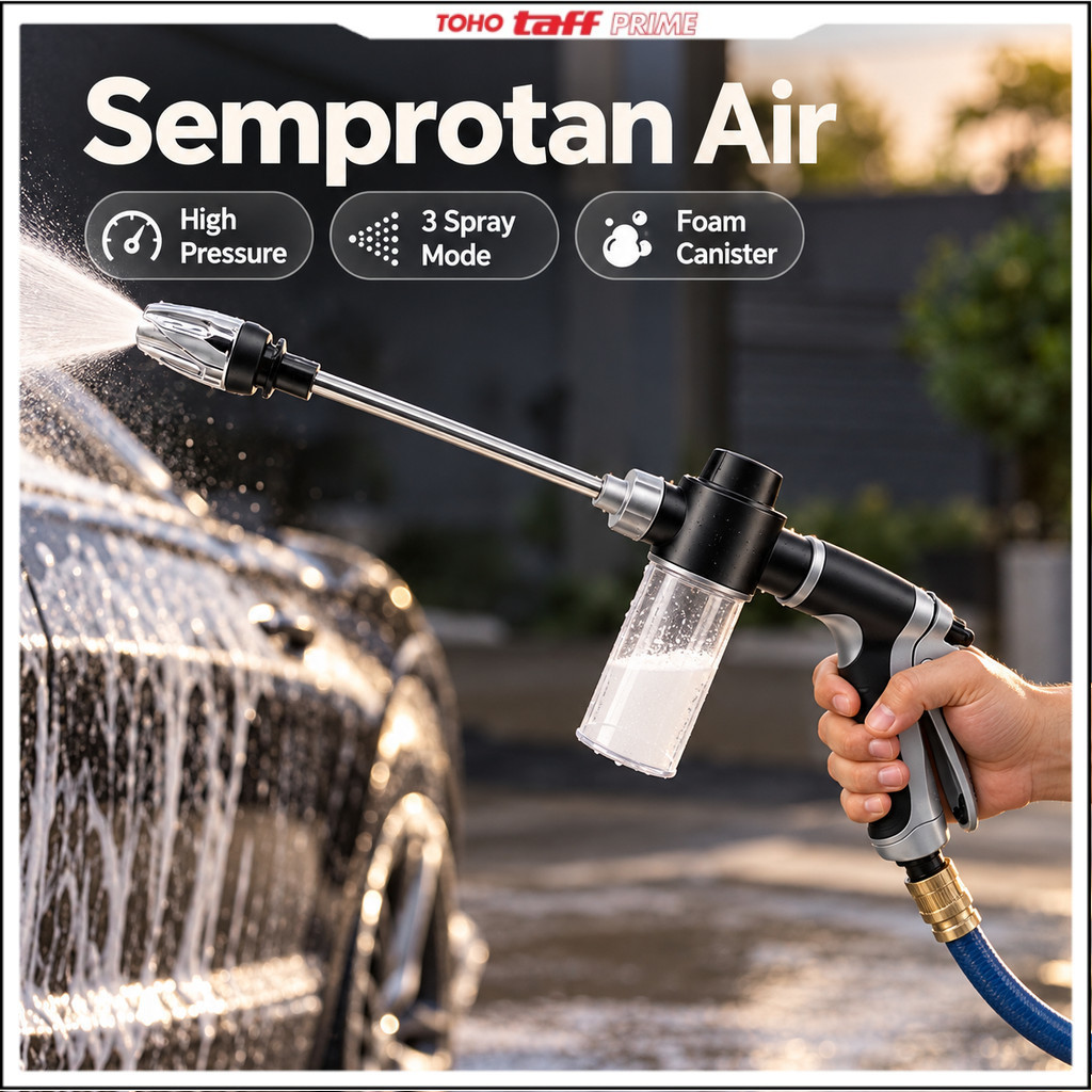 Semprotan Air Steam Cuci Mobil High Pressure Foam Water Gun - HP-10