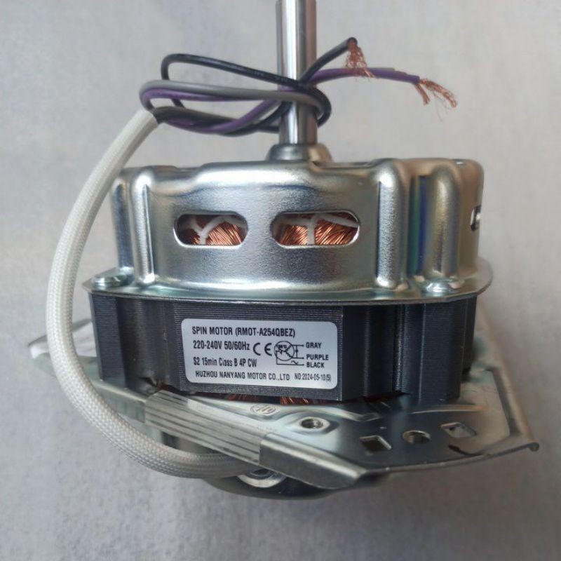 Motor spin dinamo pengering mesin cuci sharp original ES-T1290WA-BL ES-T1290WA-PK ES-T1490WA-BL ES-T