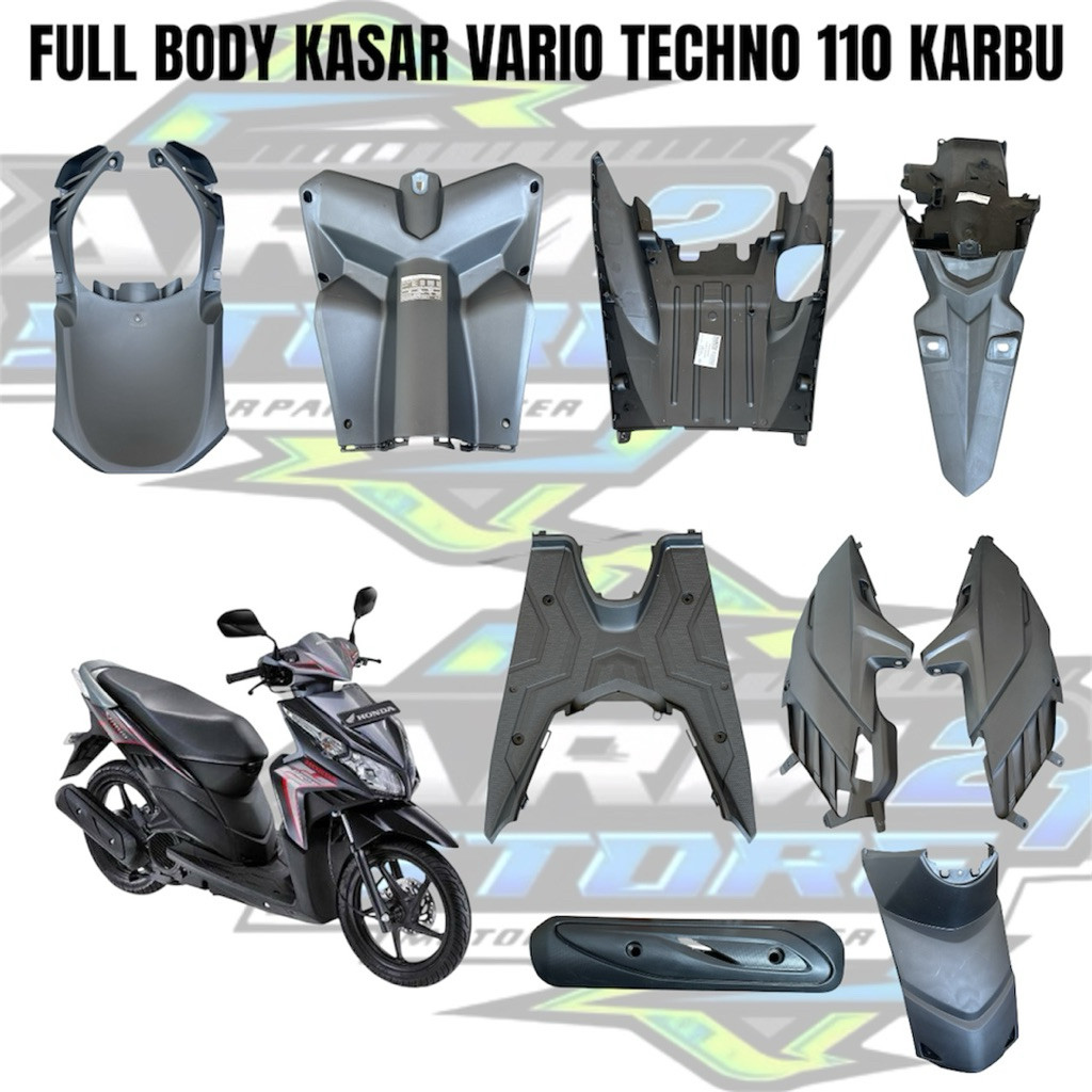 PAKET FULL BODY KASAR VARIO TECHNO 110 KARBU / PAKET KOMPLIT BODY KASAR VARIO TECHNO 110 KARBU