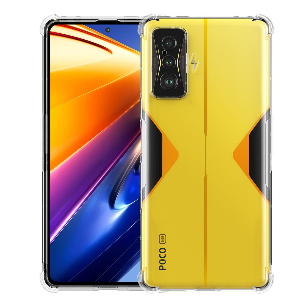 CASE XIAOMI POCO F4 GT SOFTCASE ANTICRACK AIRBAG CASING TRANSPARANT ANTI SHOCK