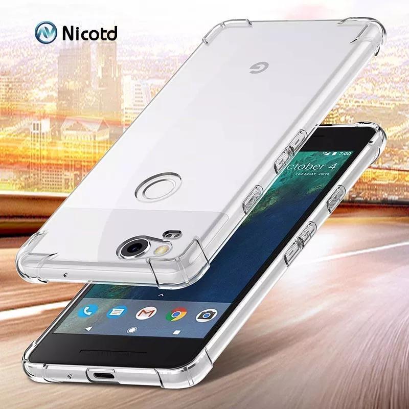 CASE GOOGLE PIXEL 2 PIXEL 2XL SOFTCASE ANTICRACK AIRBAG CASING TRANSPARANT ANTI SHOCK