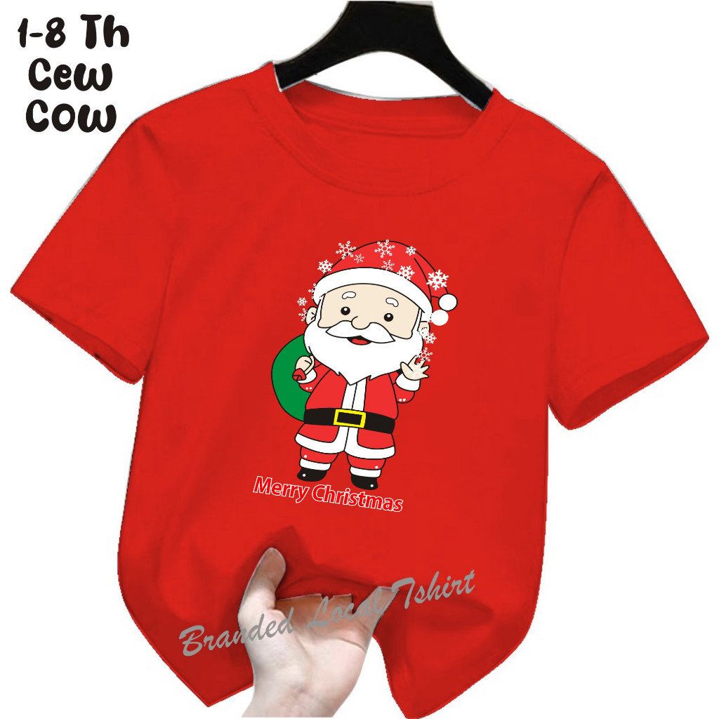 Ind Promo Kaos Natal Salju Anak Anak  Murah Jual kaos natal Harga  &  2025 Kaos Anak Anak Natal  Kao