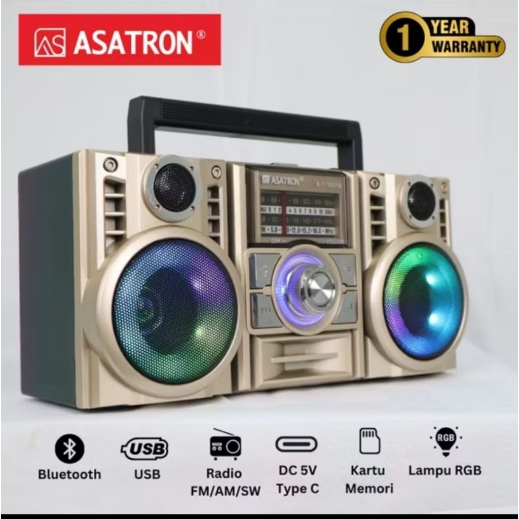 COD NEWW cod Speaker radio asatron 1105/radio fortable asatron am fm sw 102